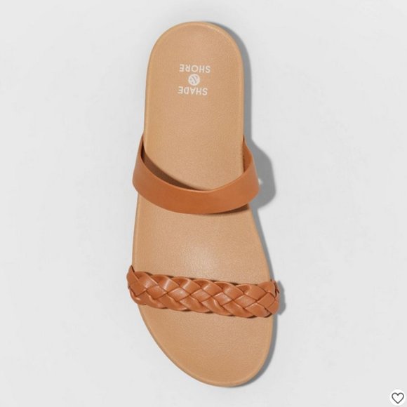 Women's Dani Slide Sandals Brown - Shade & Shore™ - Picture 3 of 4